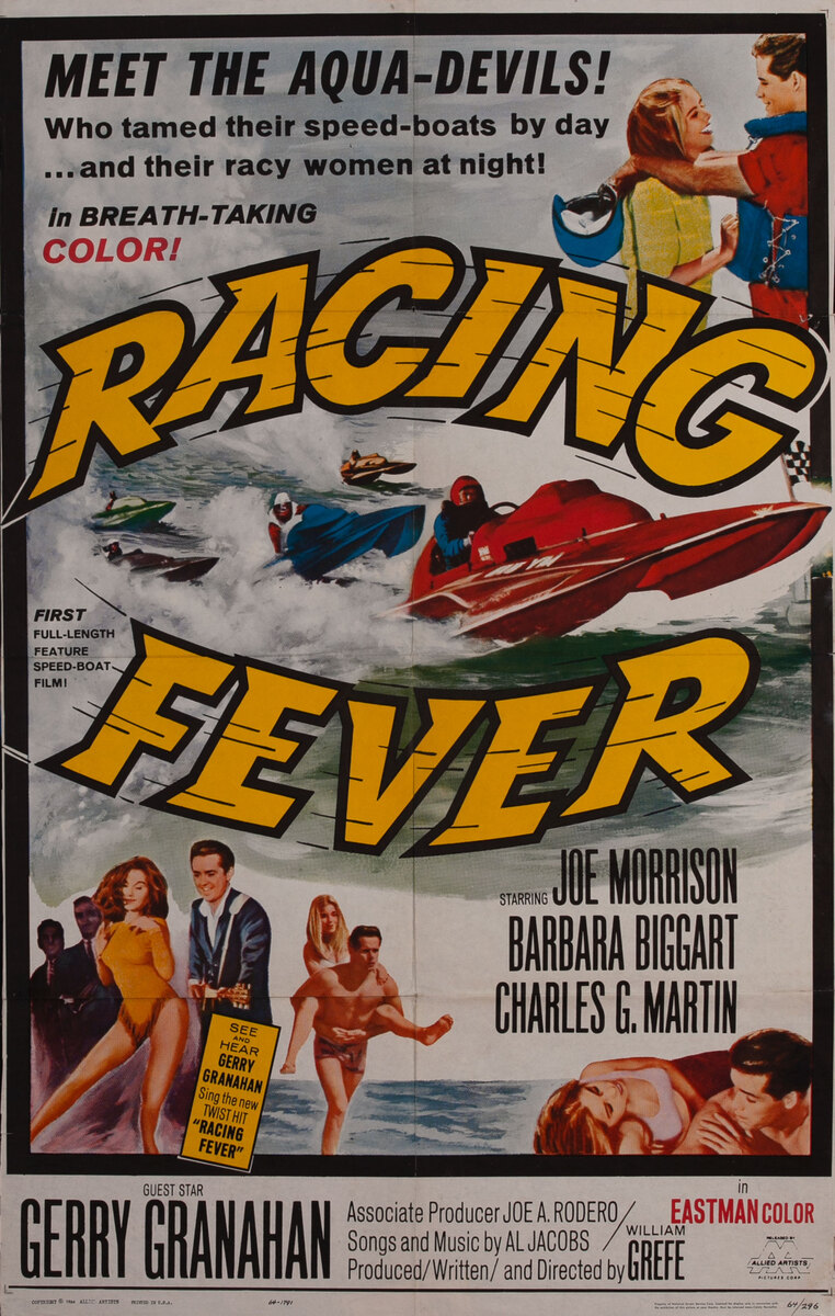 RACING FEVER 1sh  Movie Poster