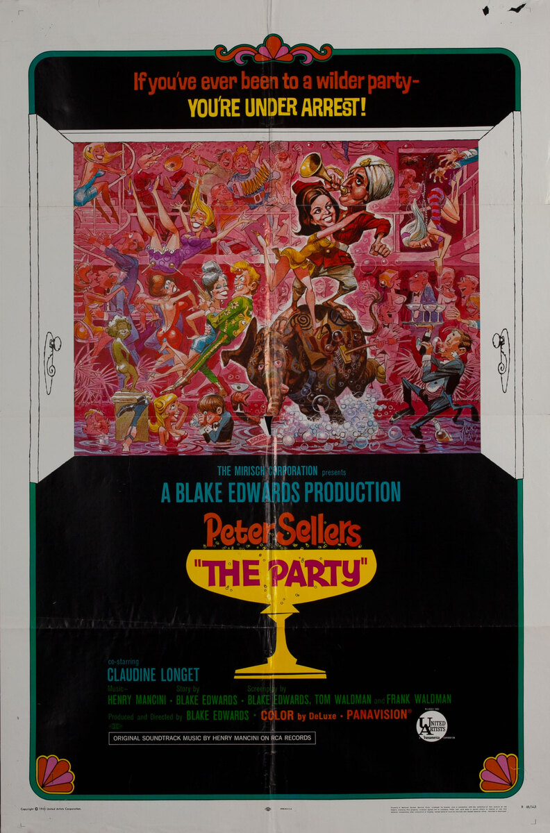 THE PARTY style B 1sh Movie Poster