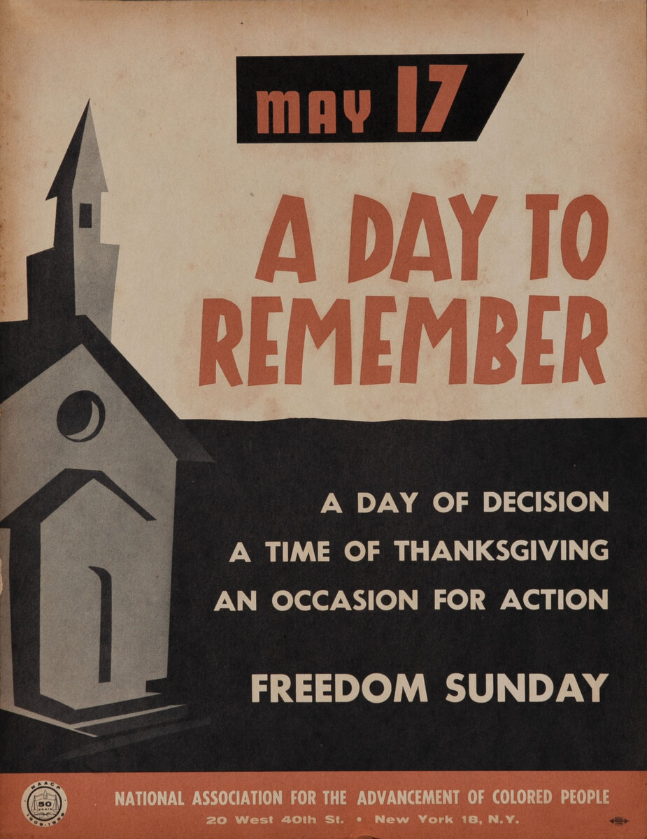 NAACP Poster A day to Remember Freedom Sunday