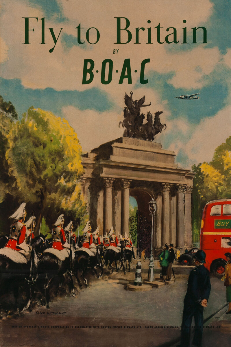 Fly to Britain by BOAC 