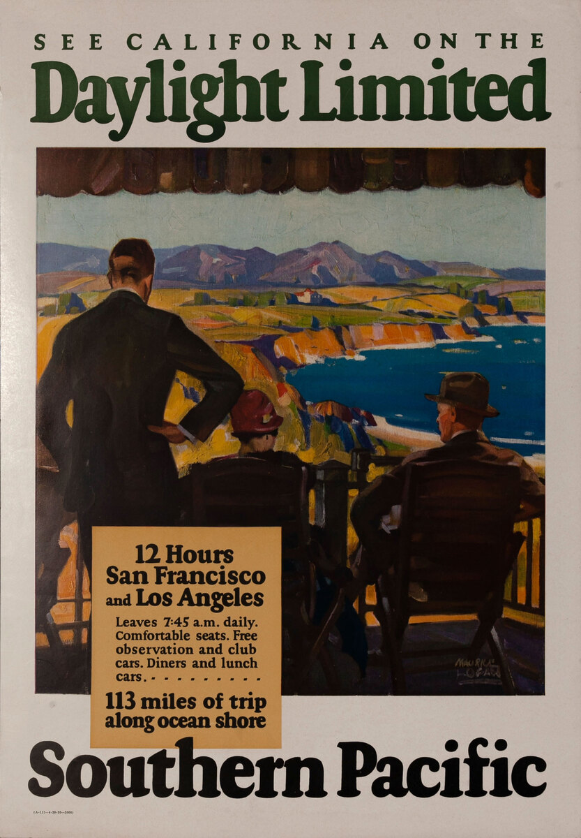 See California on the Daylight Limited - Southern Pacific Railroad