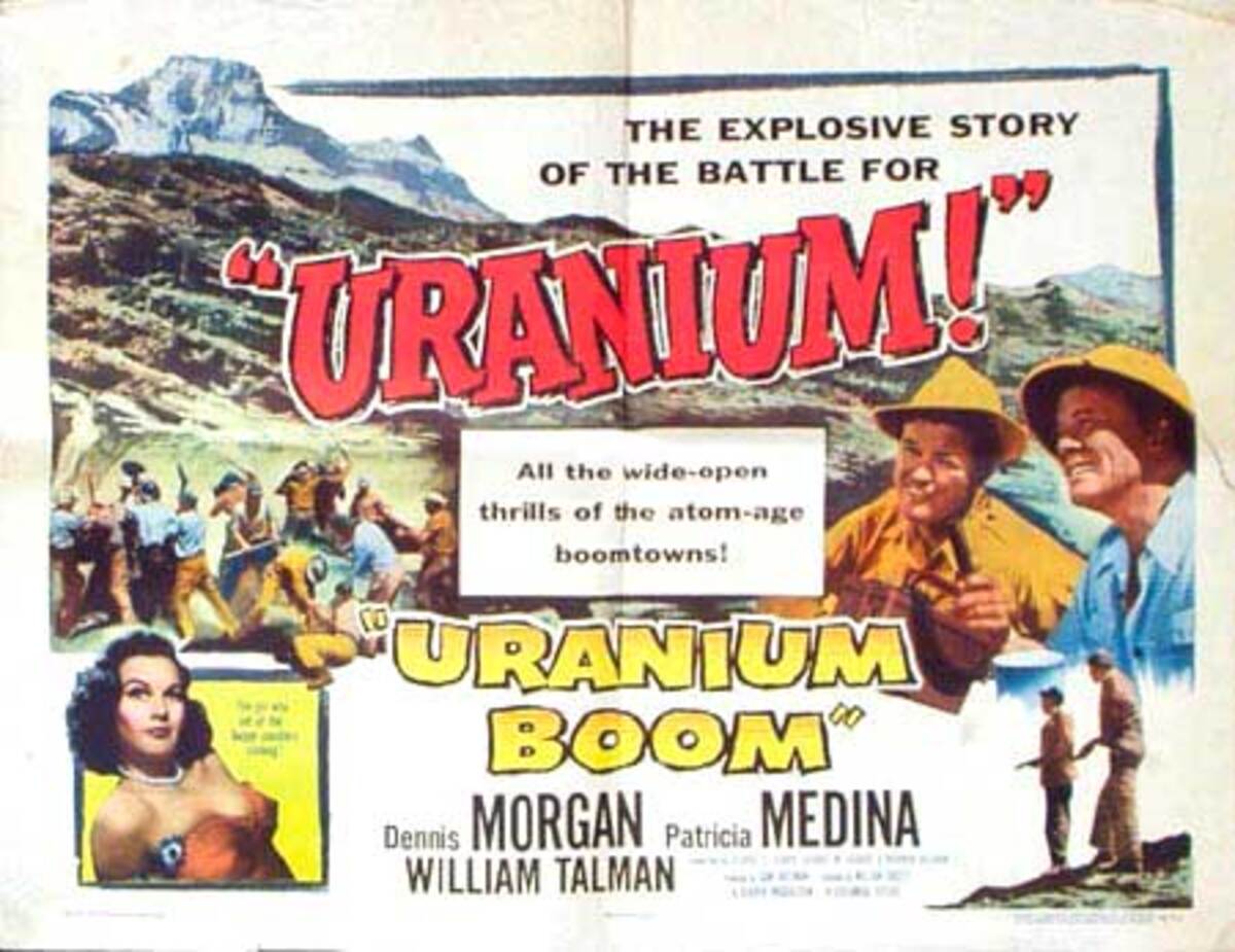 Uranium Boom Original Vintage Movie Poster