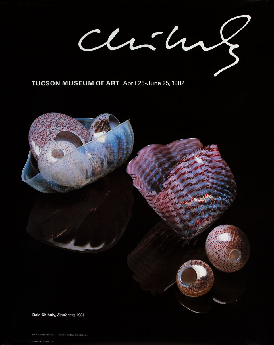 Dale Chihuly Art Poster Tucson Museum of Art