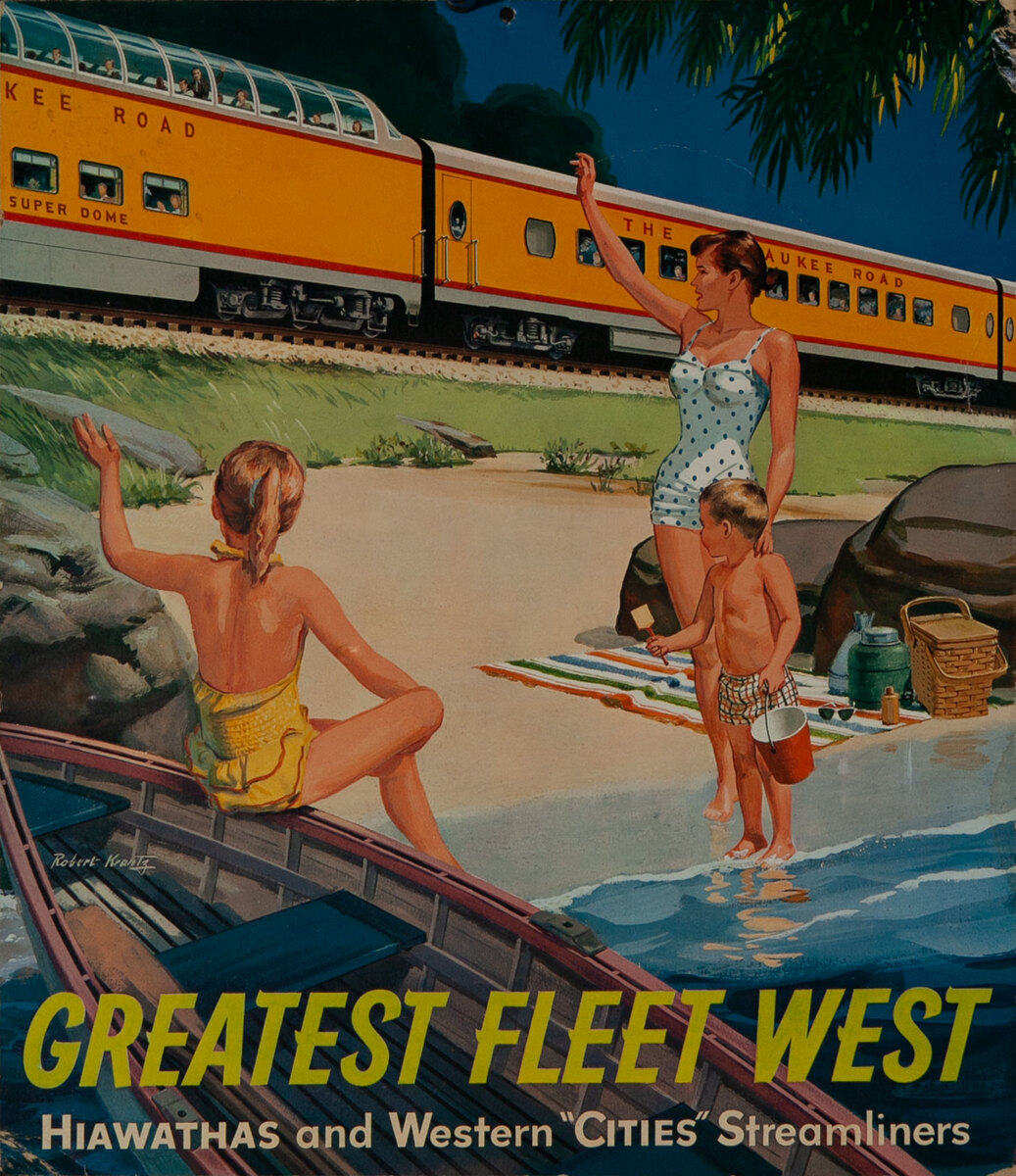 The Milwaukee Railroad Greatest Fleet West Hiawathas and Wester “Chief” Streamliners