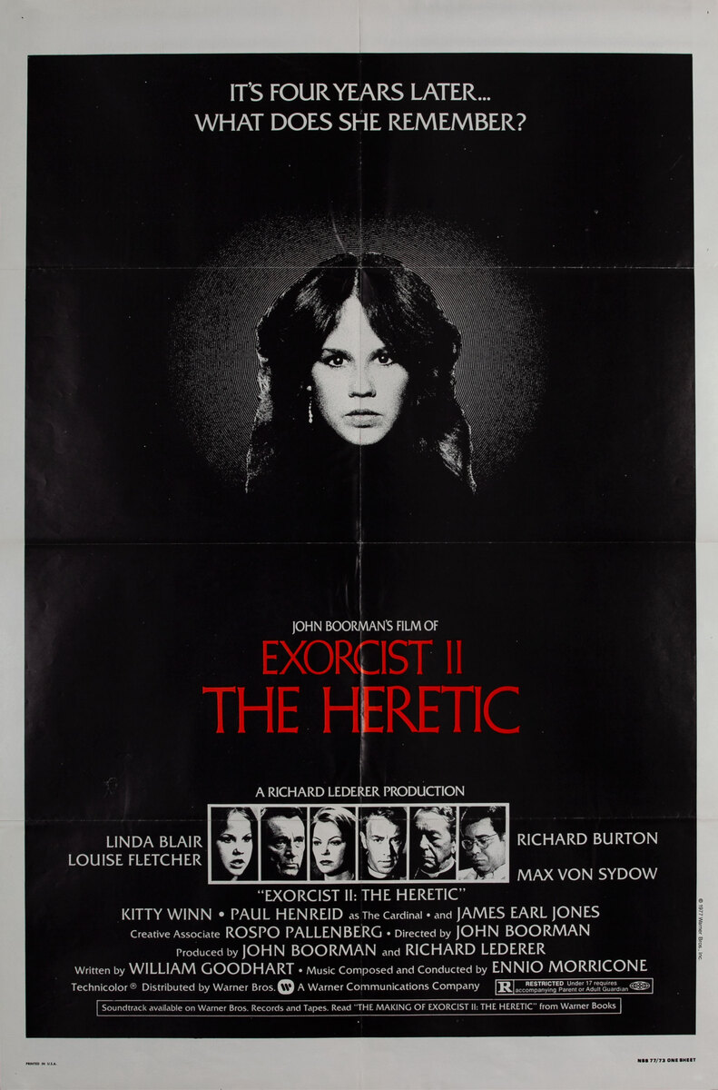 Exorcist II: The Heretic 1 Sheet Movie Poster