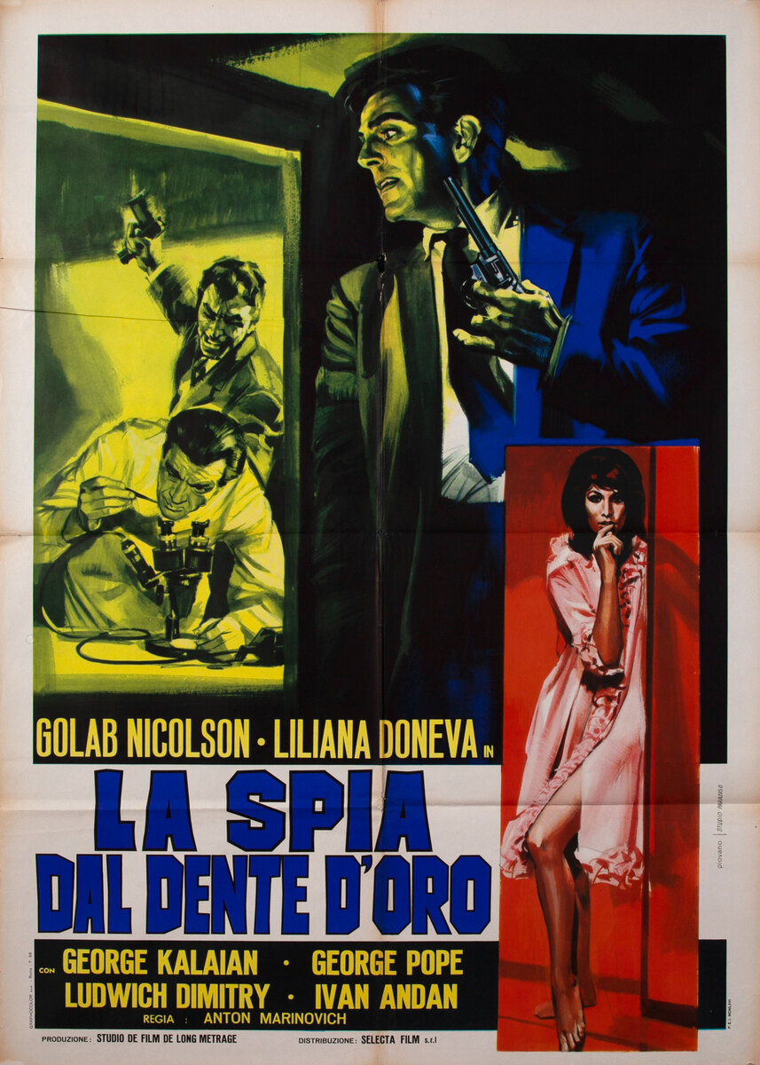 La Spia Dal Dente D’Oro Italian Movie Poster