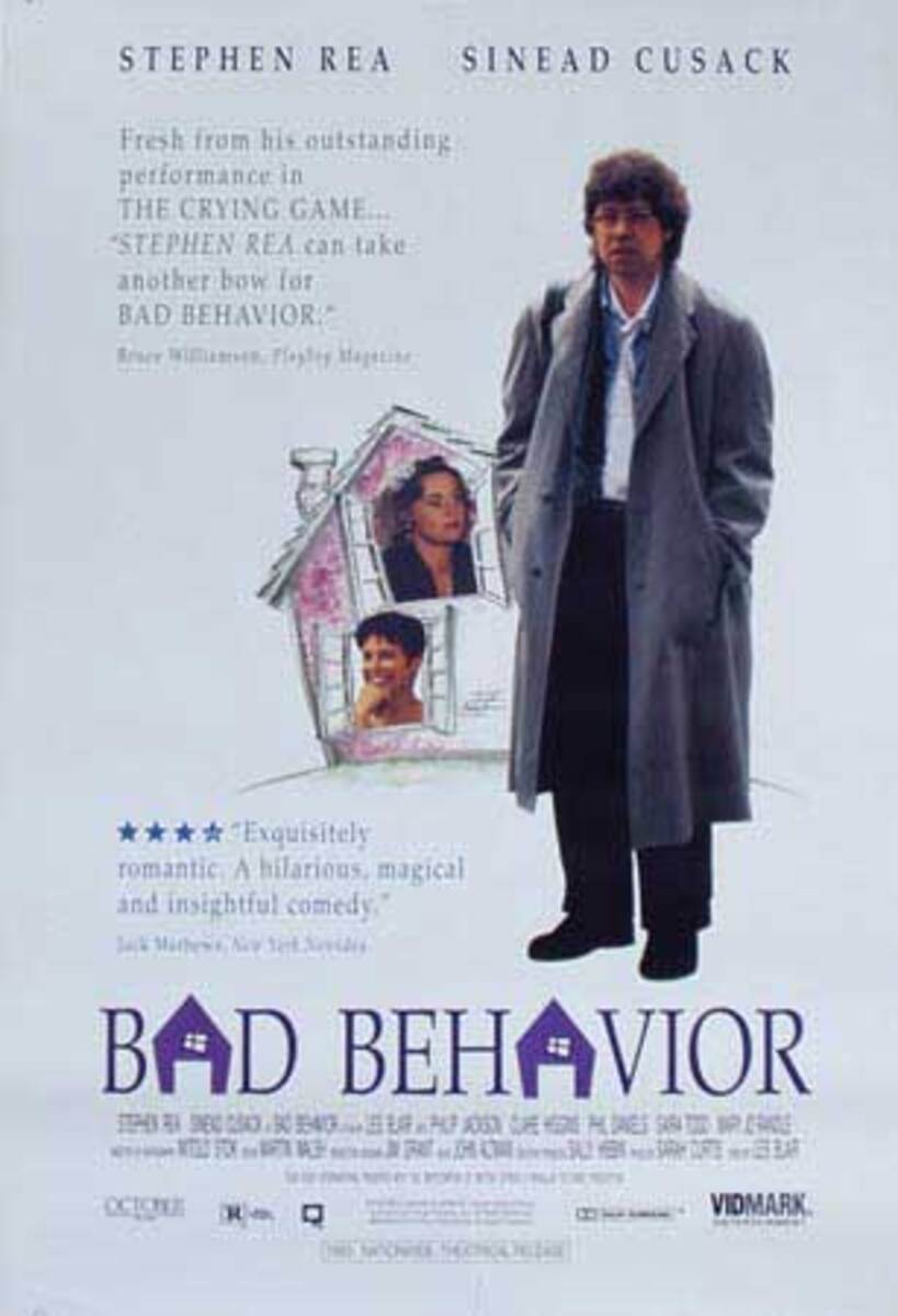 Bad Behavior Original American 1 Sheet Movie Poster