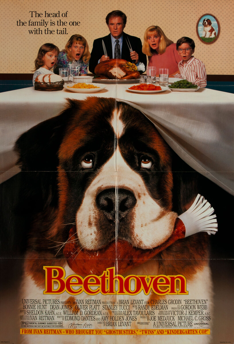 Beethoven 1 Sheet Movie Poster 