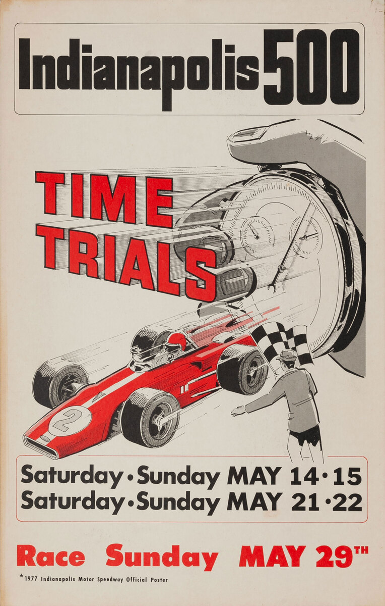 Indianapolis 500 Time Trials 1977