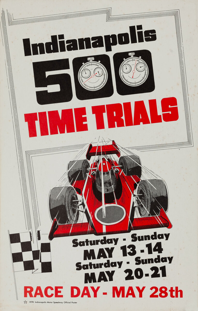 Indianapolis 500 Time Trials 1978