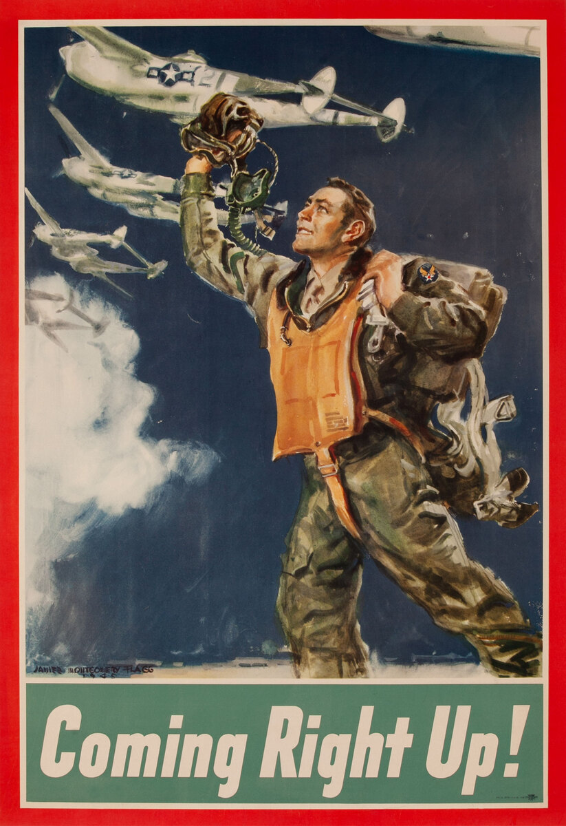 Coming right up!   WWII U.S. Army Recruiting Poster