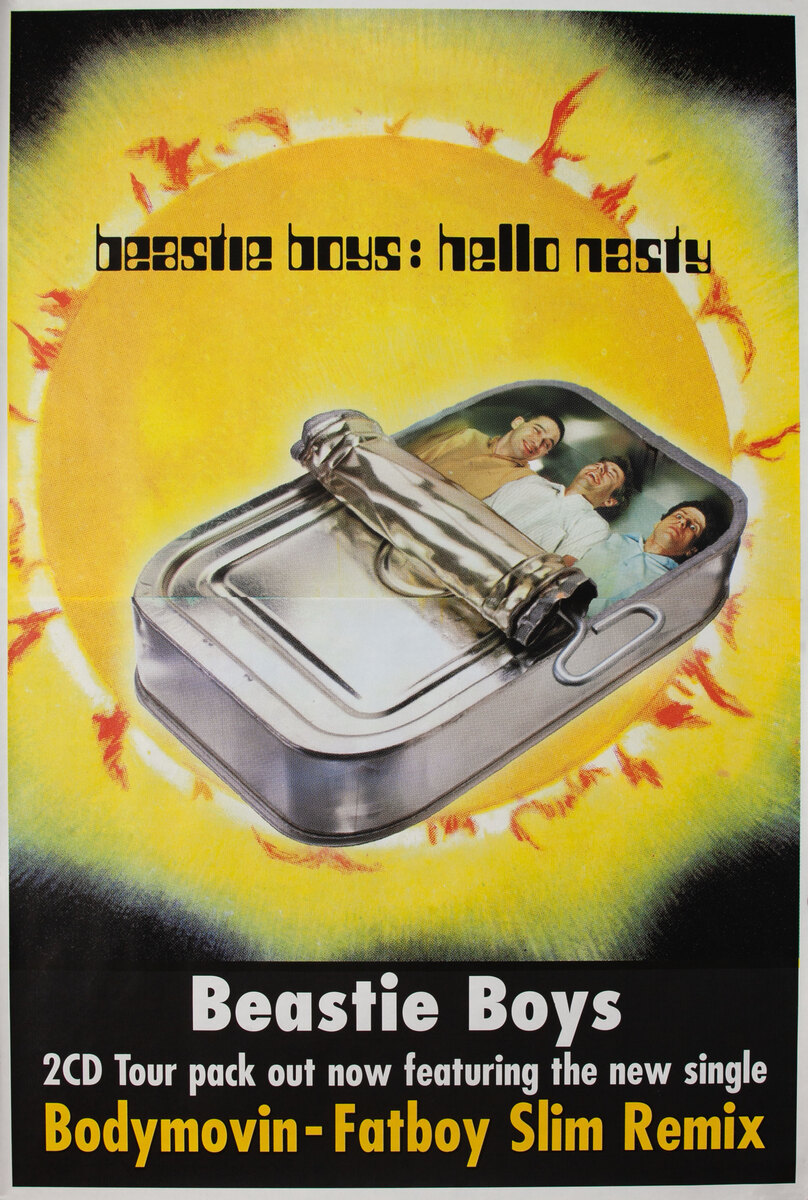beastie boys : hello nasty 2CD Tour pack out now featuring the new single Bodymovin -Fatboy Slim Remix