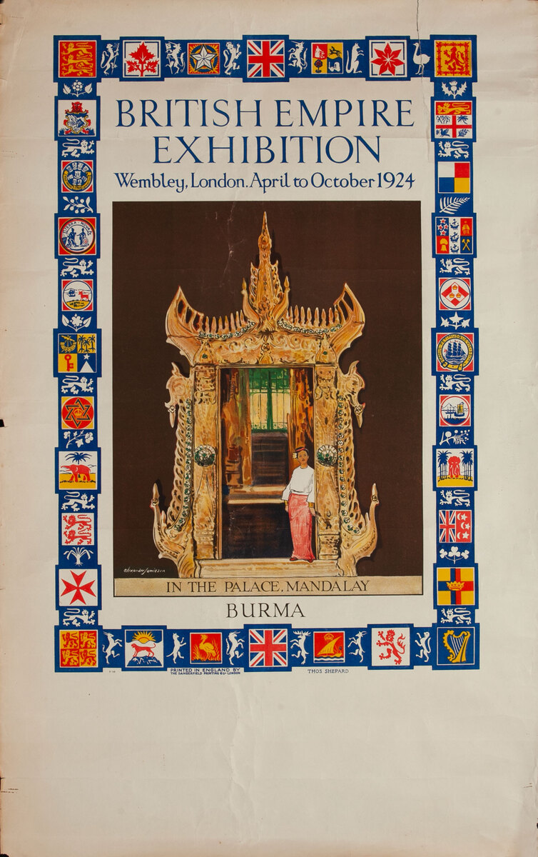 British Empire Exhibition Wembley London - Burma
