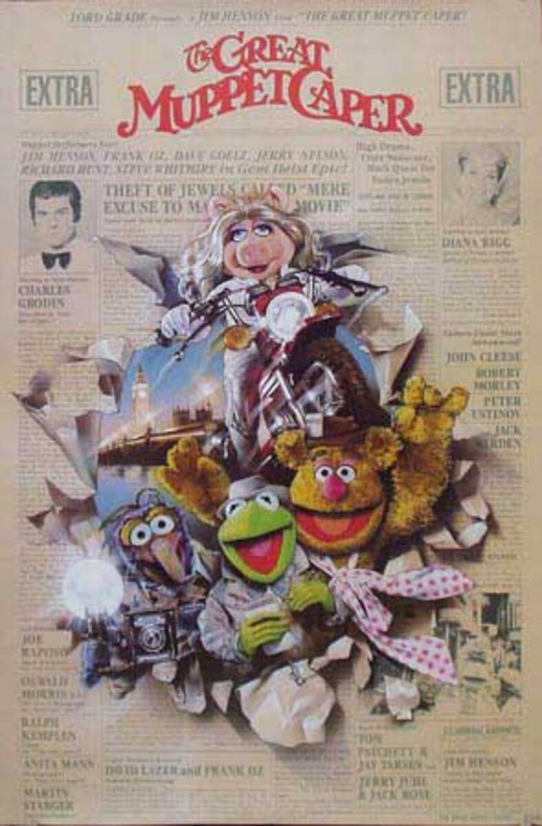 The Great Muppet Caper, Original Vintage Movie Poster