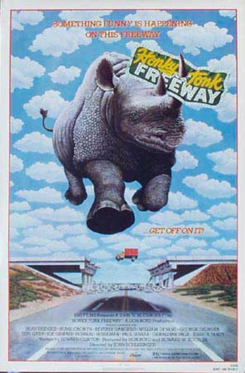 Honkey Tonk Freeway Original Vintage Movie Poster