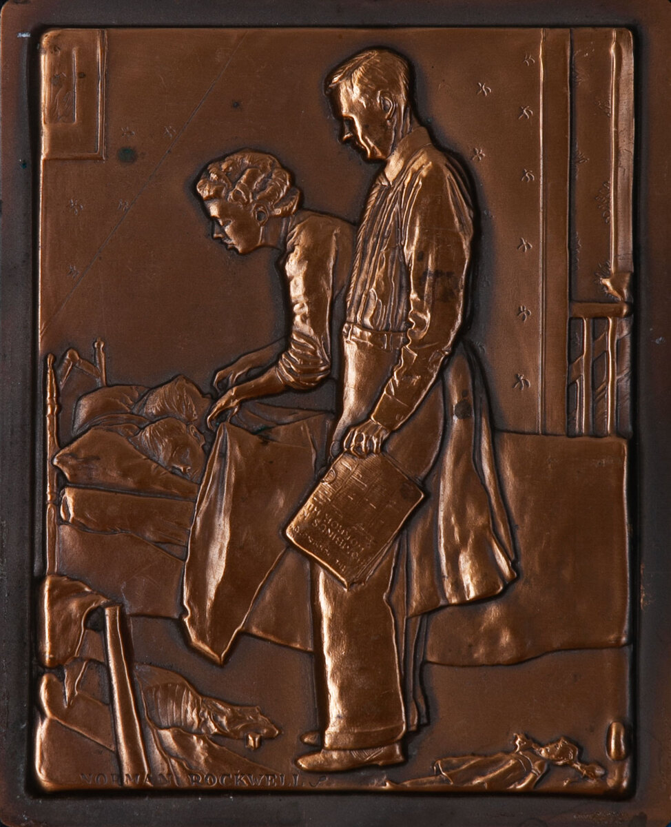 Freedom From Fear WWII Bronze Plaque