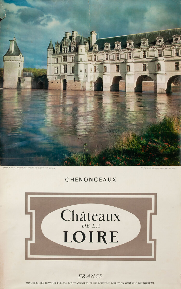 Chateau de la Loire French Travel Poster