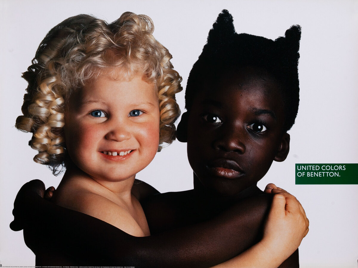 United Colors of Benetton Black & White Kids