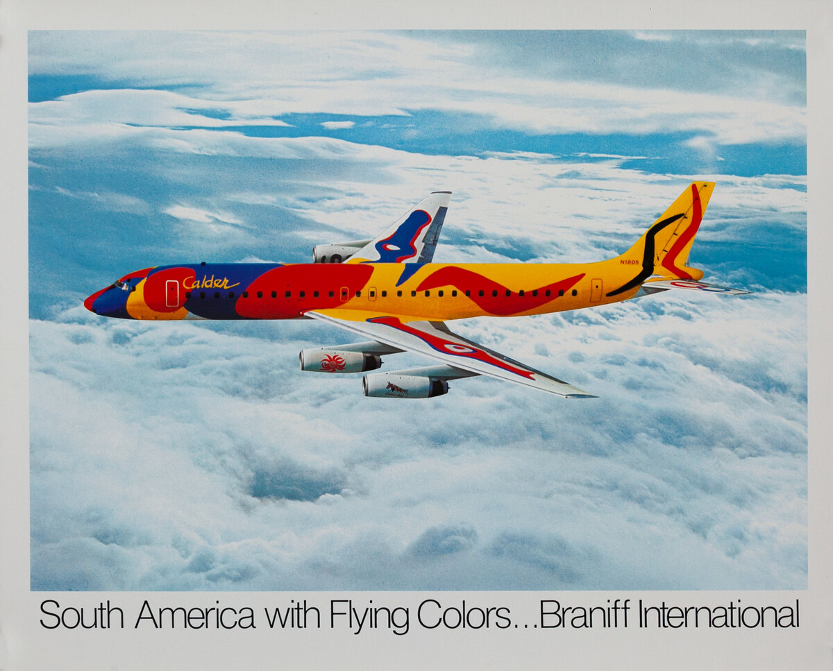Braniff International South America With Flying Colors