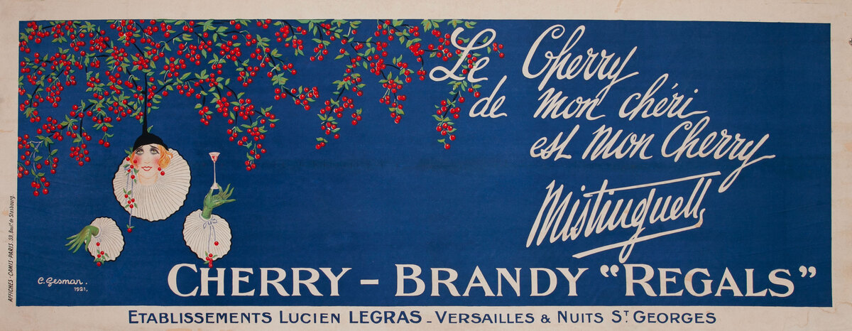 Cherry Brandy “Regals” French Advertising Poster