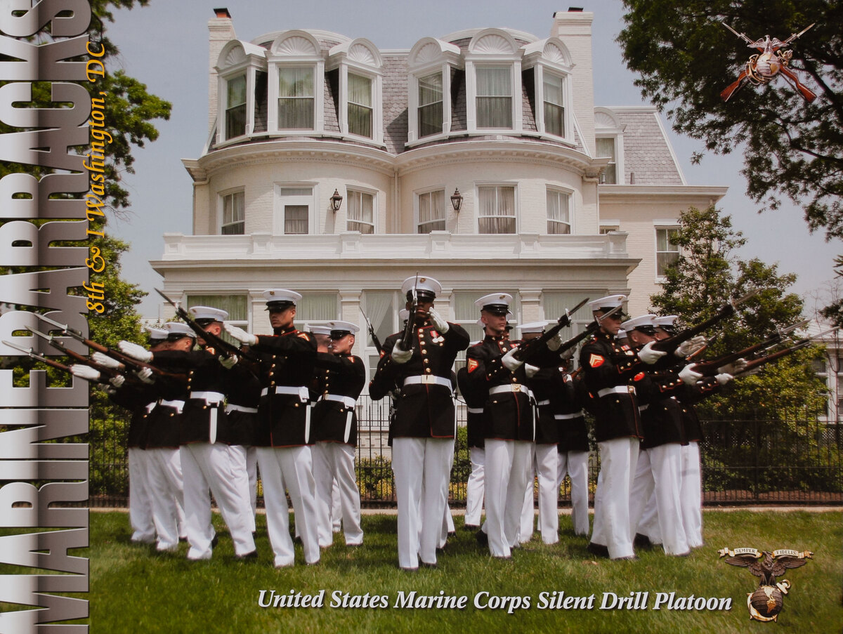 Marine Barrack- United States Marine Corps Silent Drill Platoon