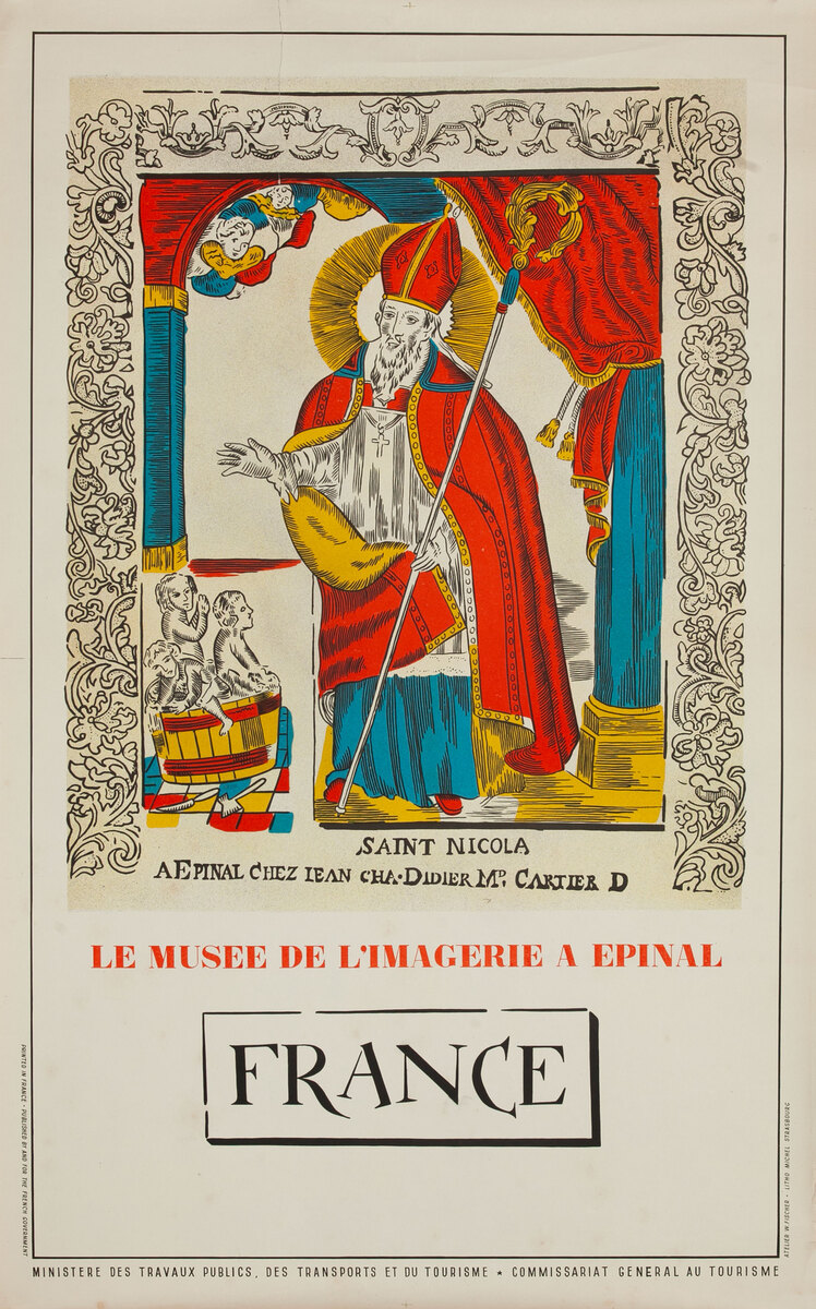 Le Musee de L’imagerie a Epinal France Travel Poster