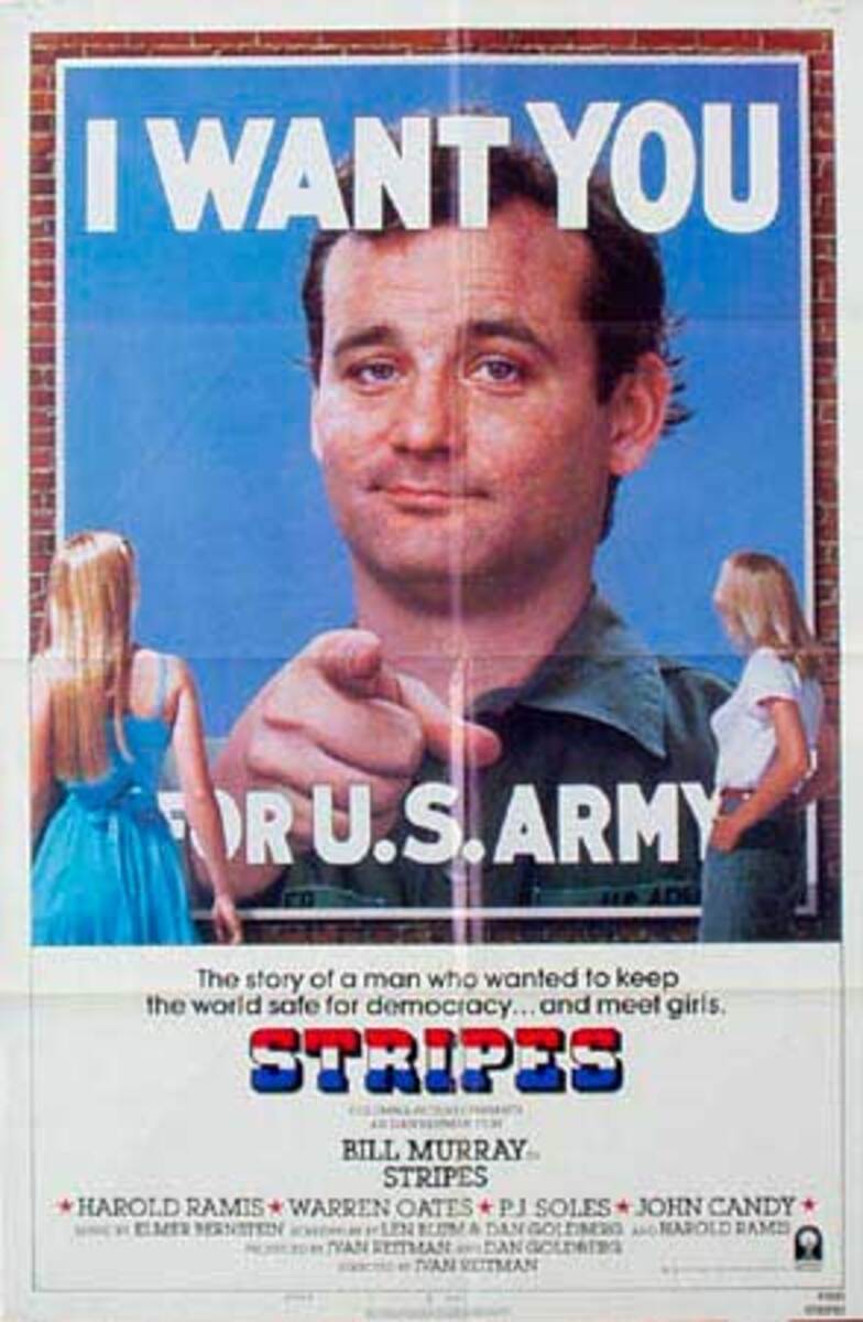 Stripes Original Movie Poster