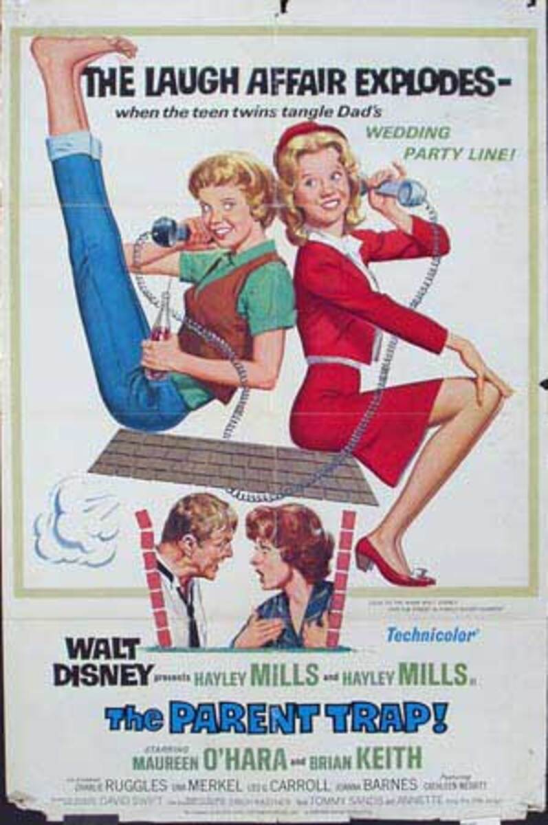 The Parent Trap Original American 1 Sheet Movie Poster
