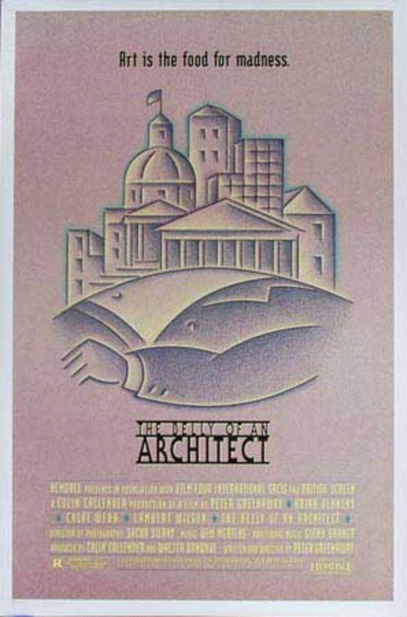 Belly Of An Architect Original Vintage American Movie Poster