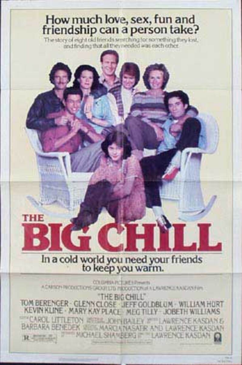 Big Chill Original Vintage Movie Poster