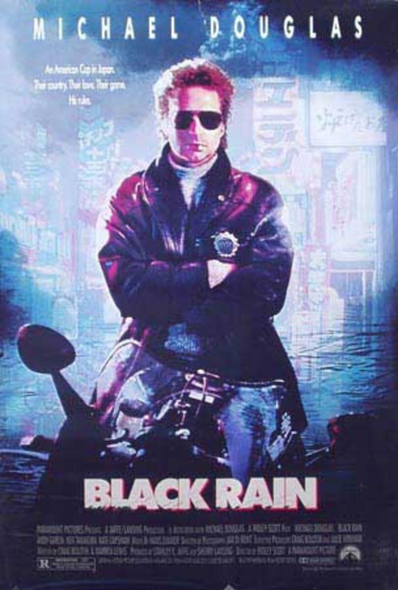 Black Rain Original American 1 Sheet Movie Poster