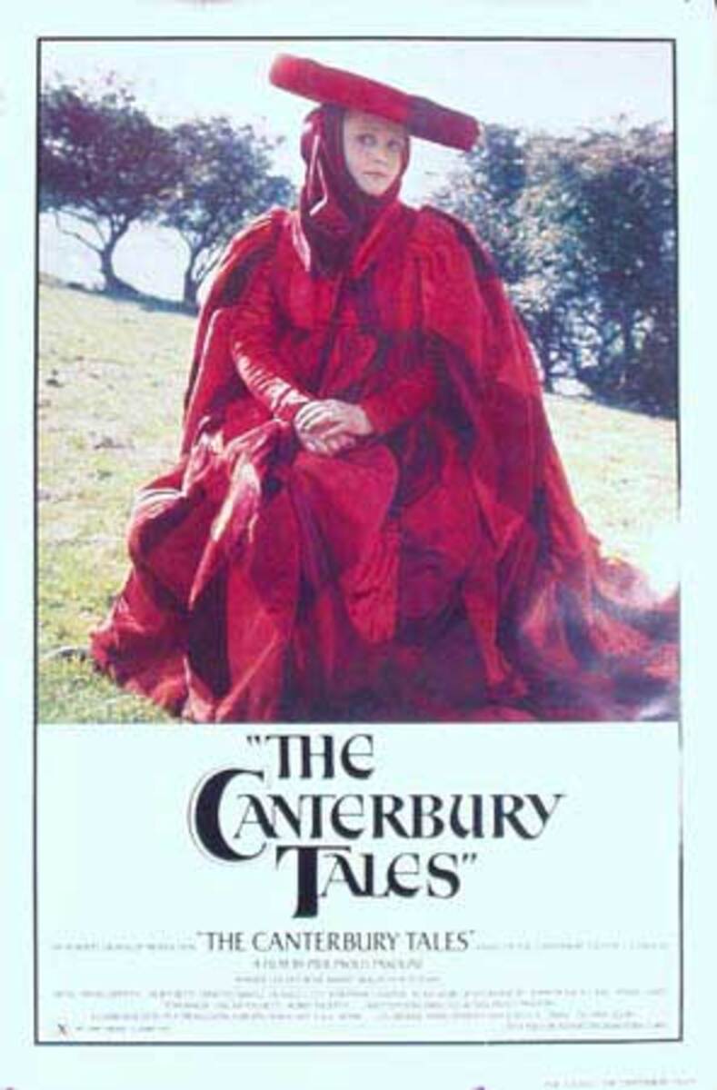 Canterbury Tales Original American 1 Sheet Movie Poster