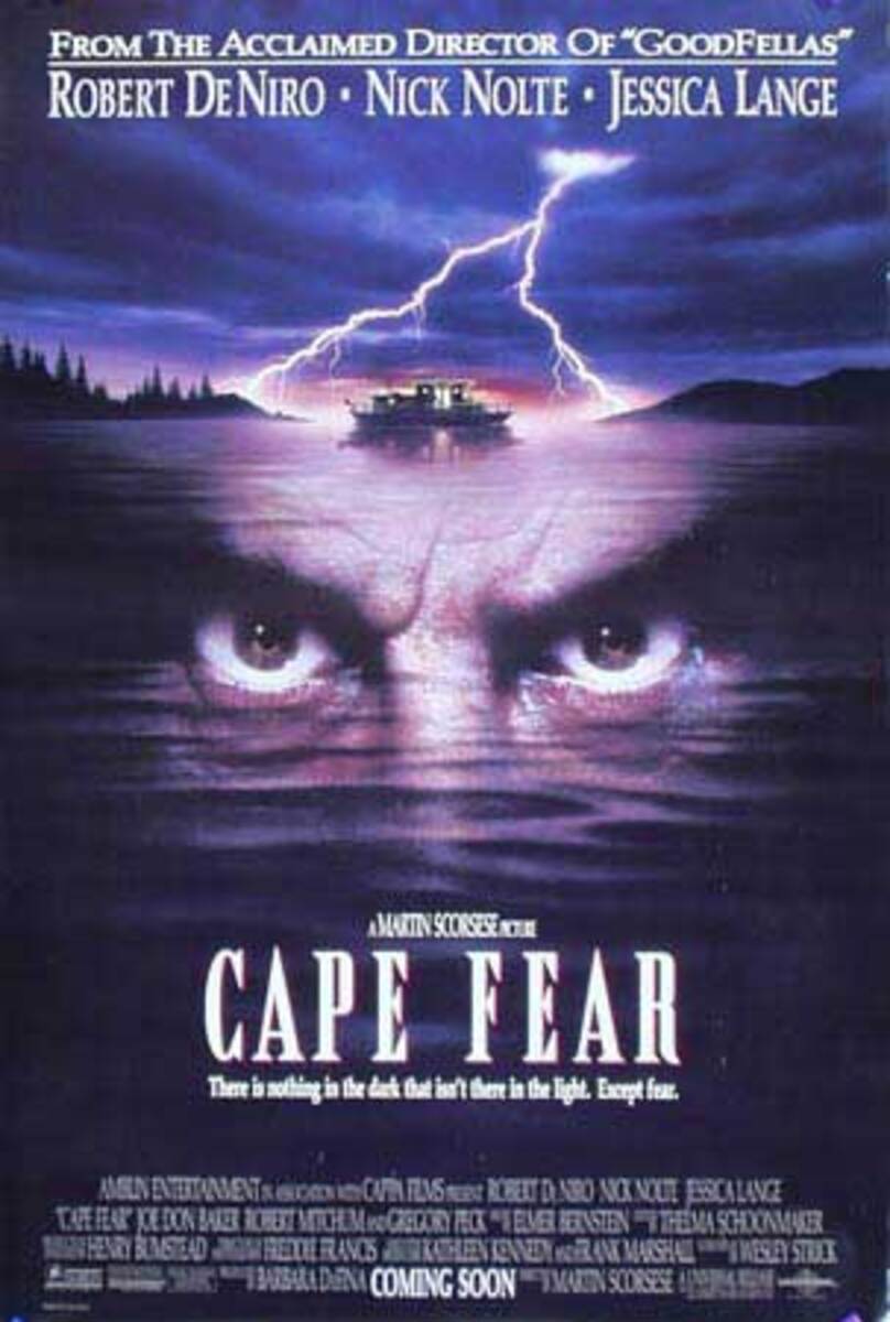 Cape Fear Original American Movie Poster