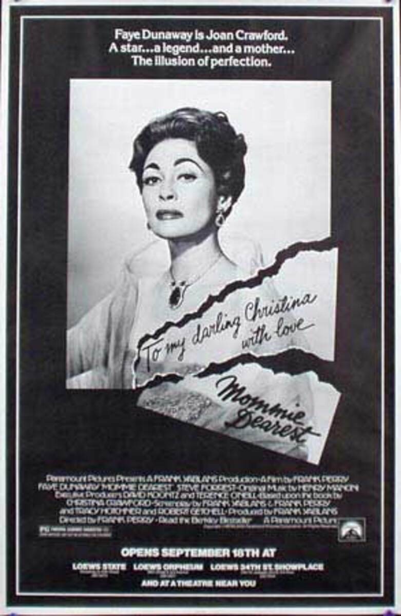 Mommie Dearest Original Movie Poster