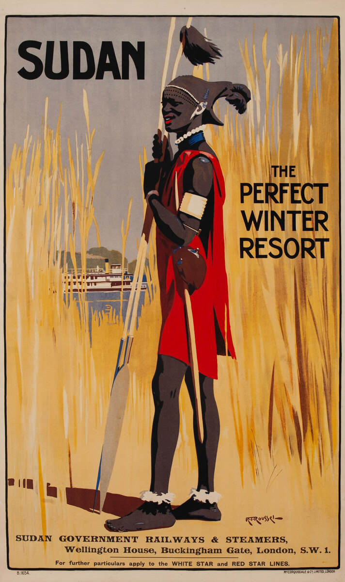 Sudan- The Perfect Winter Resort African Travel Poster