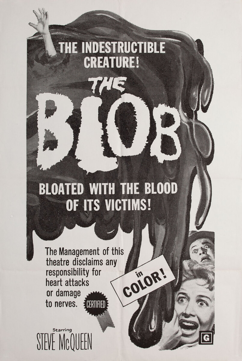 The Blob - The Indestructible Creature! 1 Sheet US Movie Poster