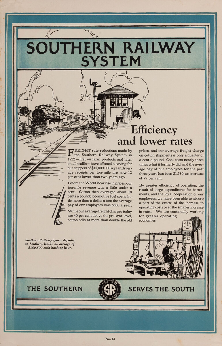 Southern Railway System -  Efficiency and Lower Rates