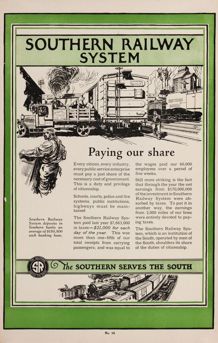 Southern Railway System -  Paying our share