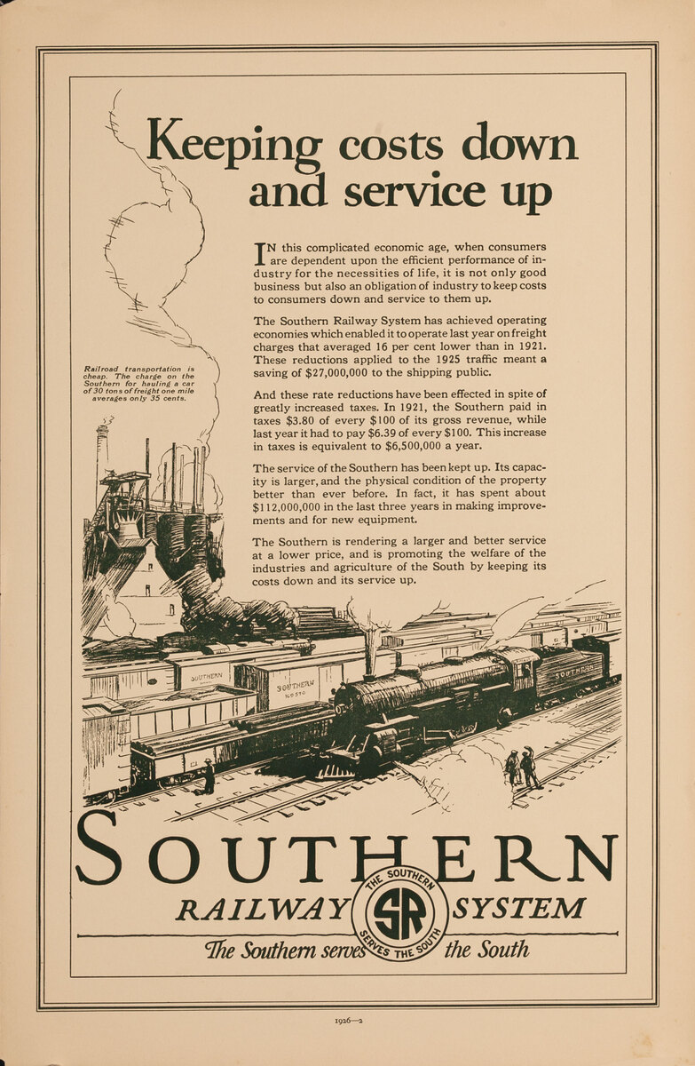 Southern Railway System - Keeping Costs Down and Sevice Up