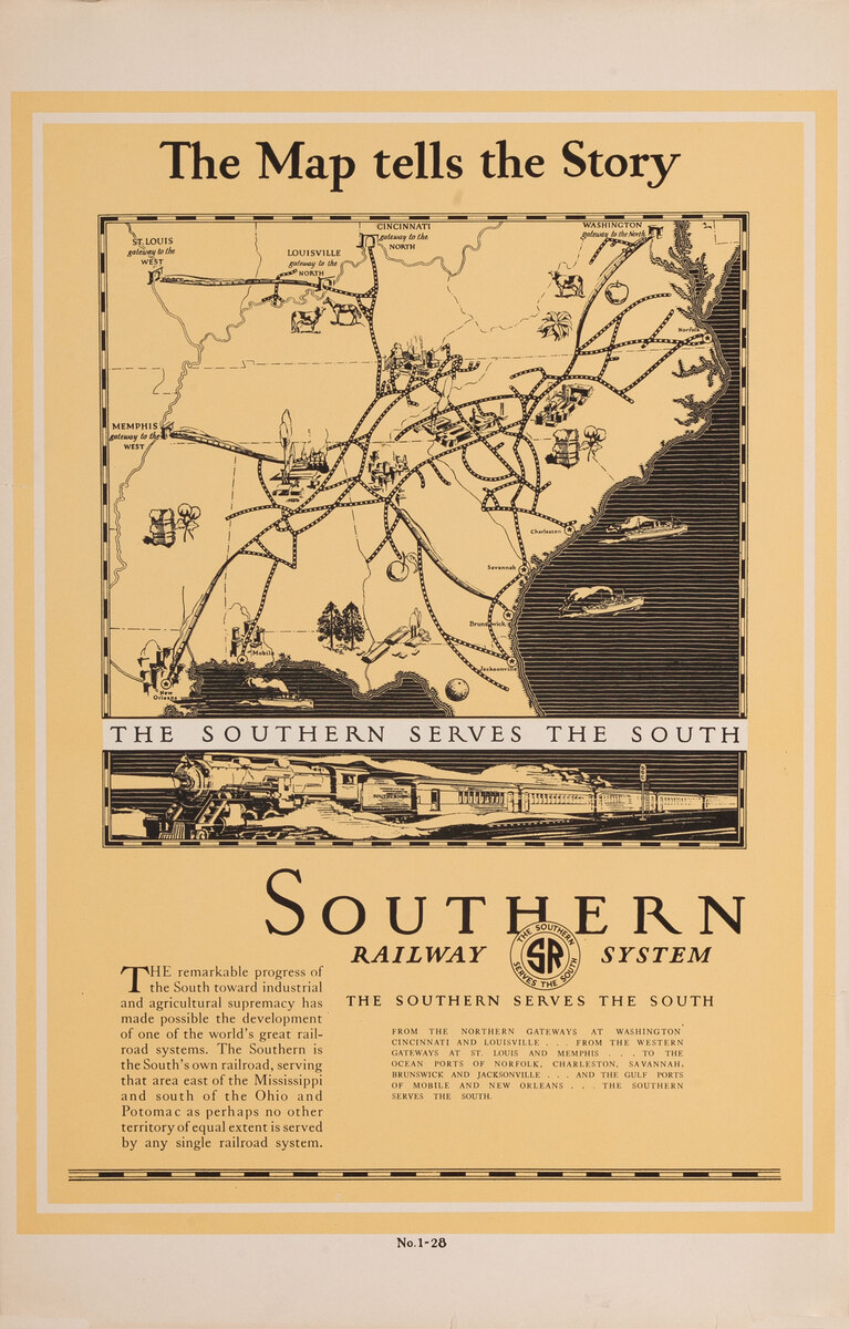Southern Railway System - The Map tells the Story