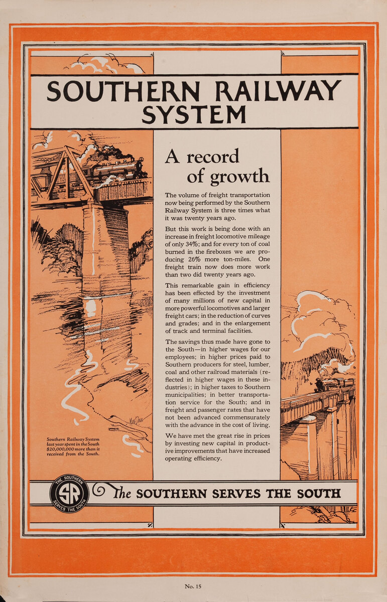 Southern Railway System - A Record of Growth No 15