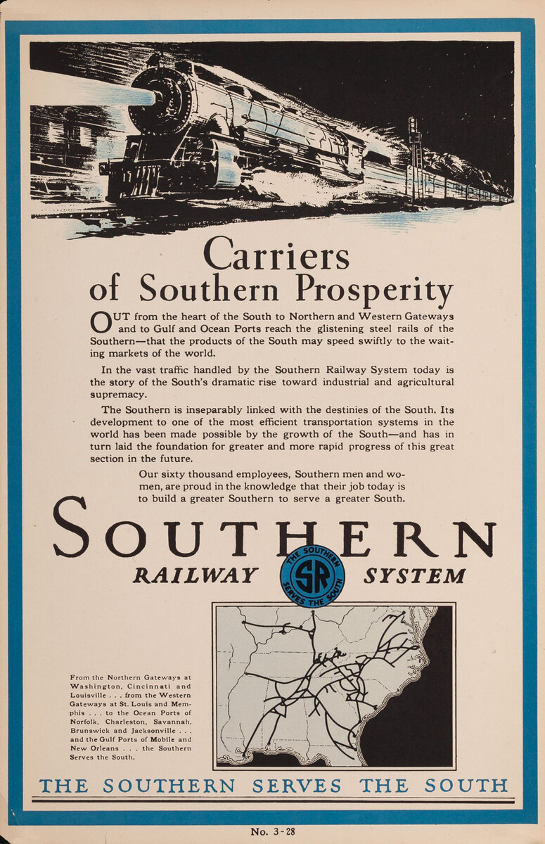 Southern Railway System - Carriers of Southern Prosperity No. 3-28