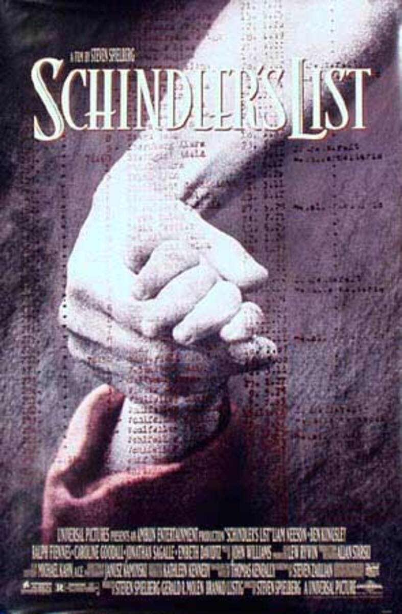 Schindler's List Original Vintage Movie Poster