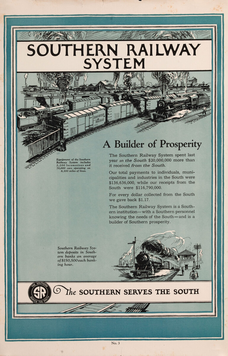 Southern Railway System - A Builder of Prosperity No.3