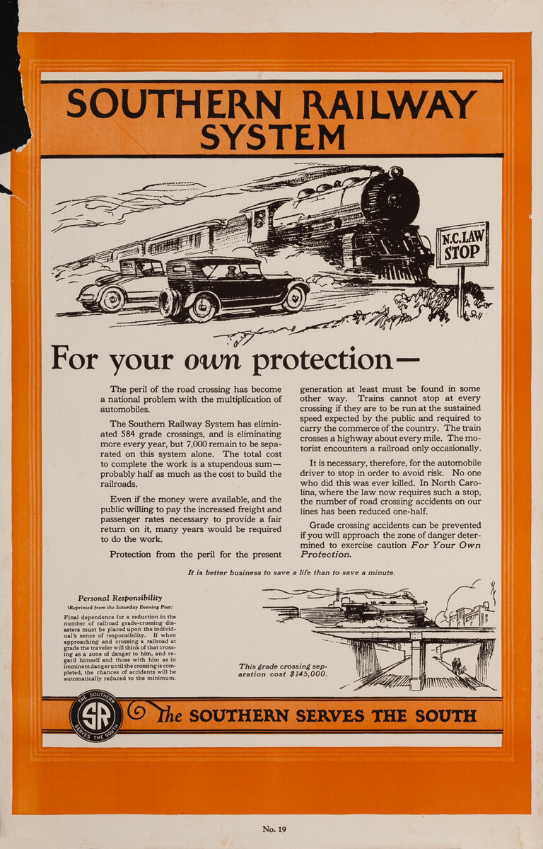 Southern Railway System - For your own protection