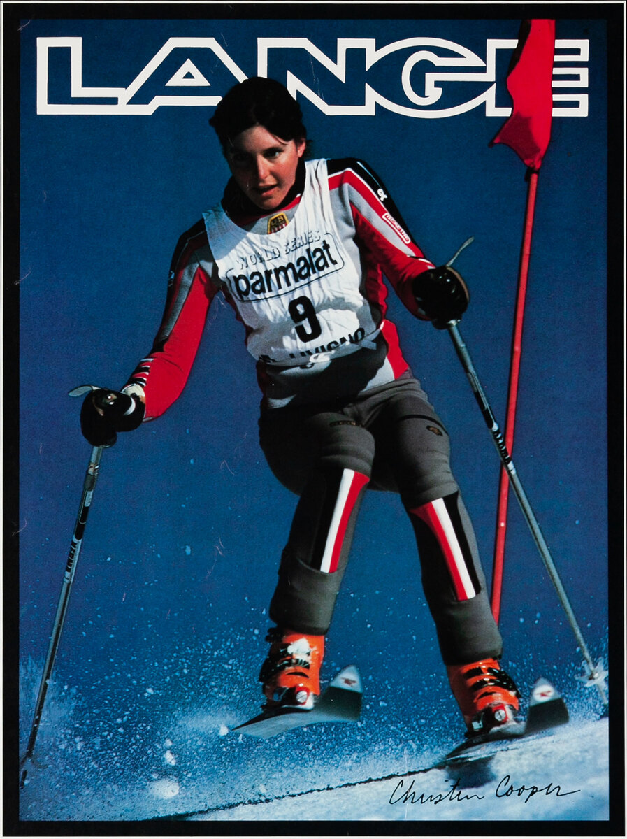 Lange Ski Poster - Christin Cooper