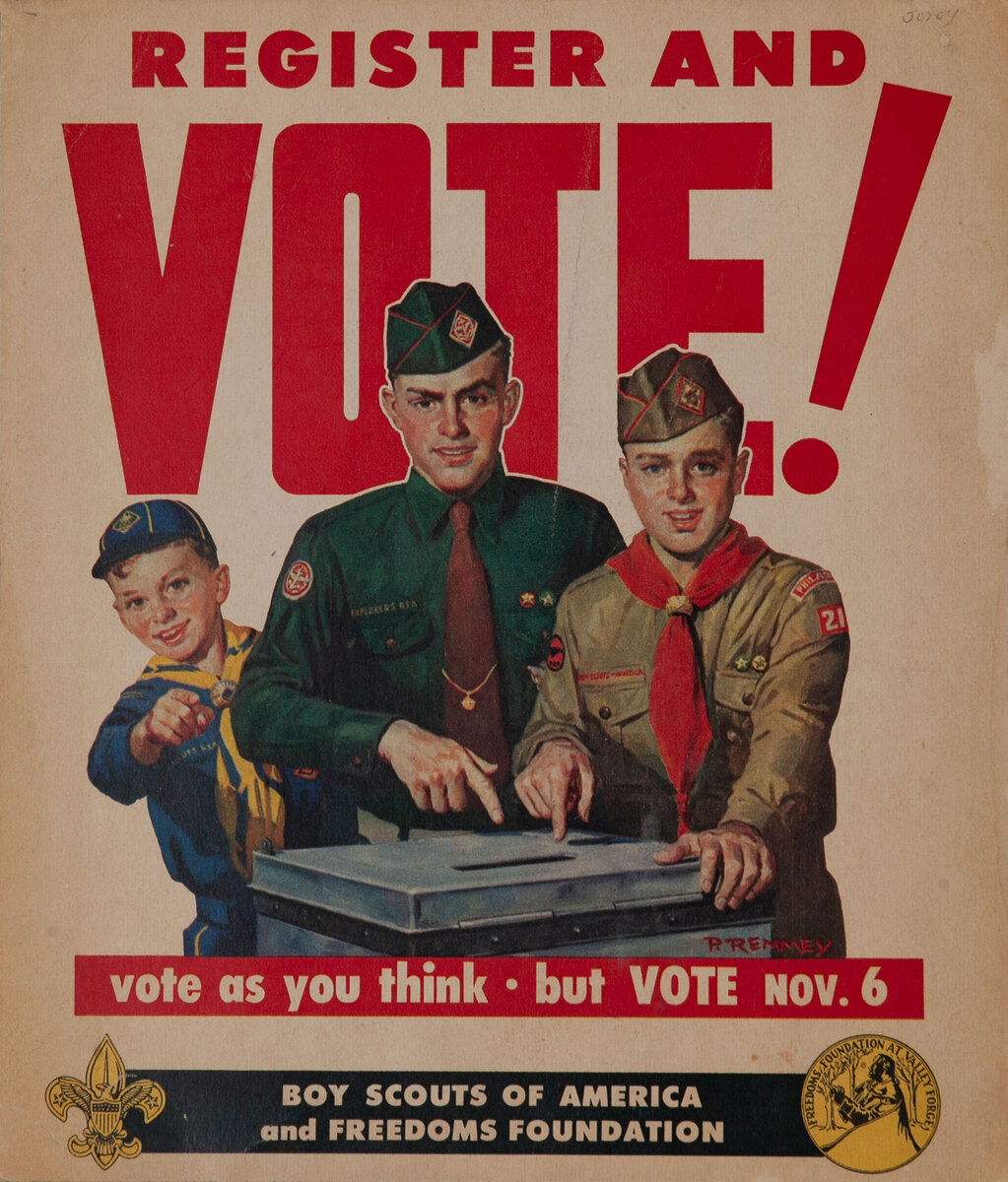 Boy Scouts of America - Register to Vote!