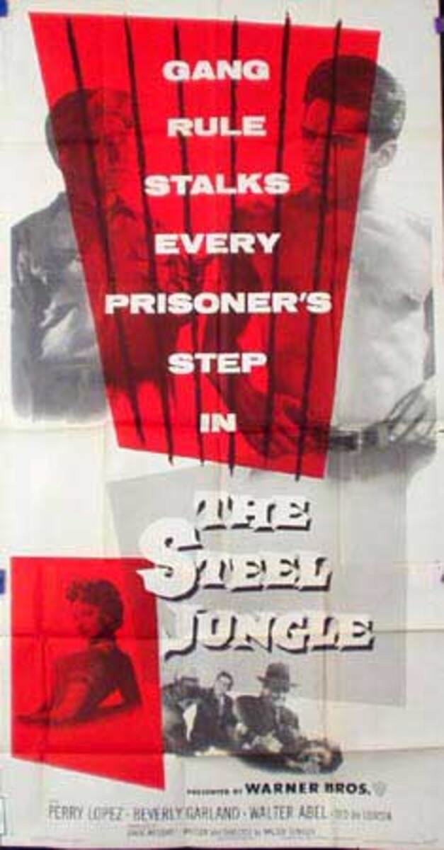 Steel Jungle Original Vintage Movie Poster 3 sheet