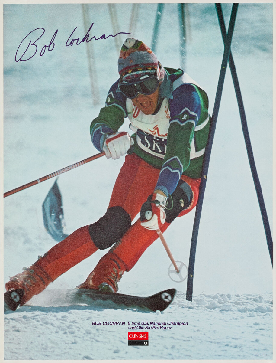 Bob Cochran Olin Skis Poster