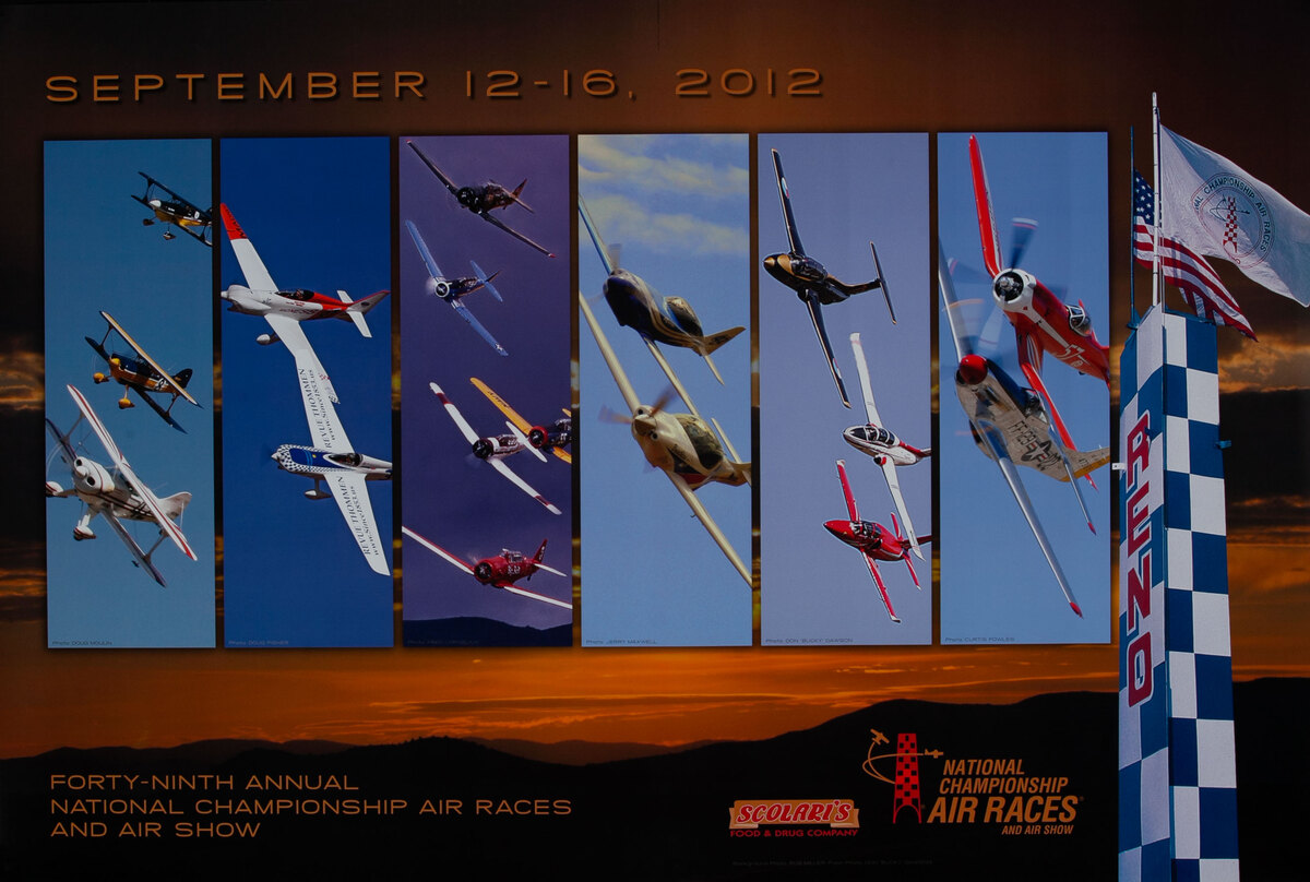 Reno National Championship Air Races and Air Show Poster 2012